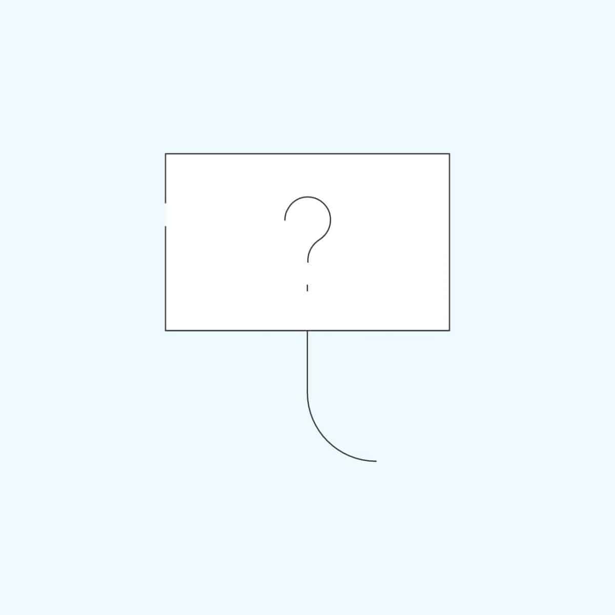 question mark