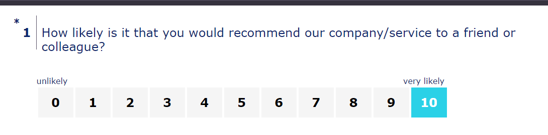 Online survey tool