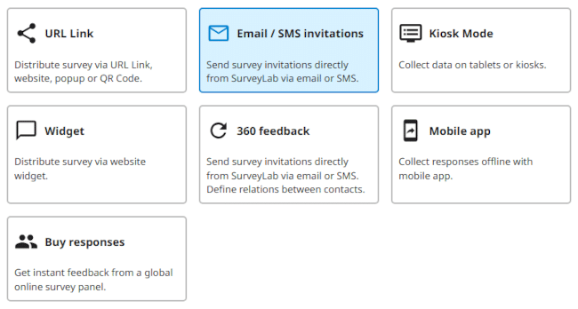 Email / SMS invitation