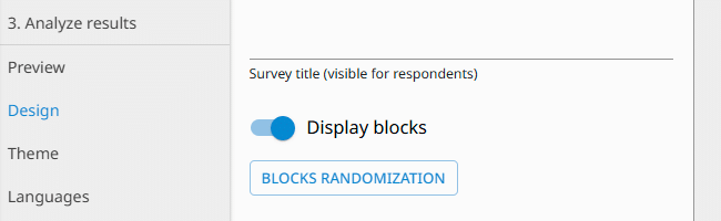 Display blocks