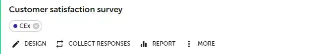 Survey list and tag