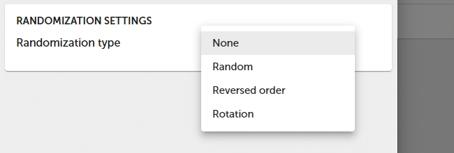 Randomisation