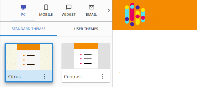 Select theme